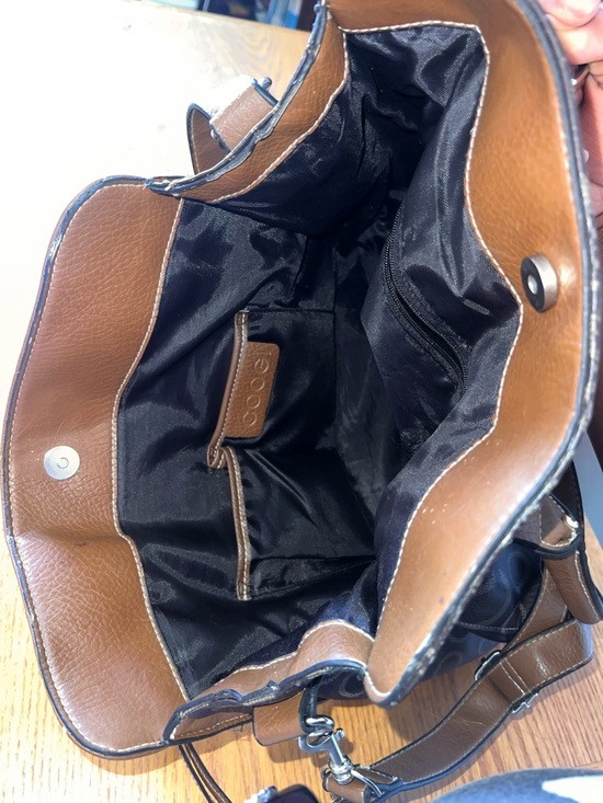 COOGI Brown Pattern Tote Bag - Picture 3 of 6